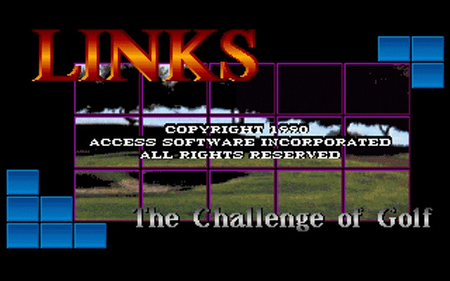 Скриншот из игры Links: The Challenge of Golf