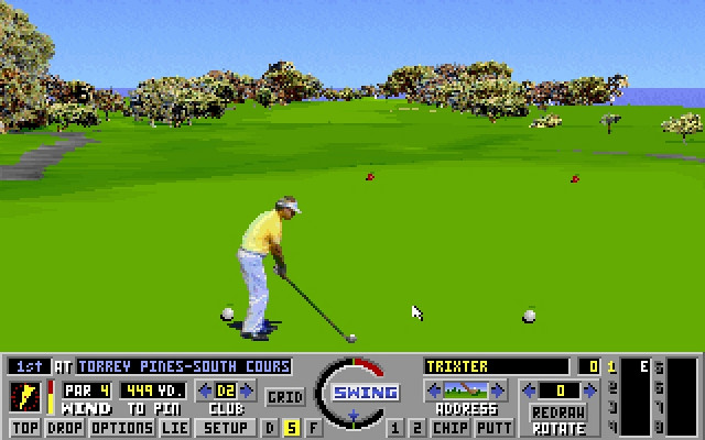 Скриншот из игры Links: The Challenge of Golf