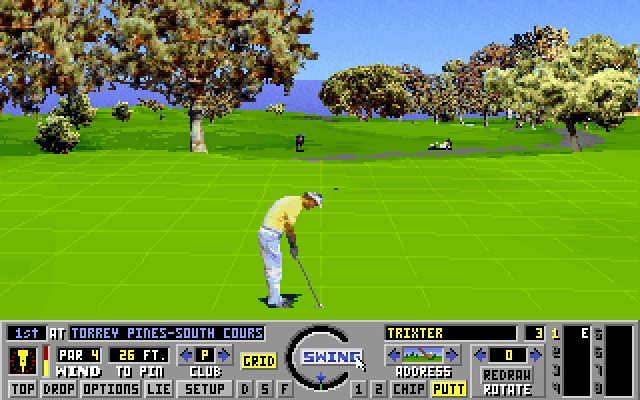 Скриншот из игры Links: The Challenge of Golf