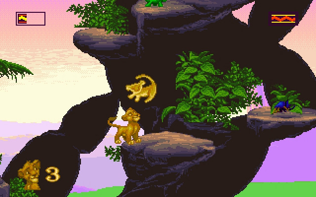 Скриншот из игры Lion King, The