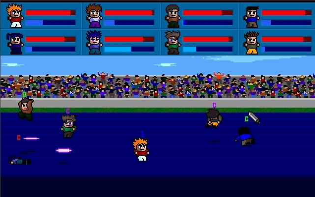 Скриншот из игры Little Fighter