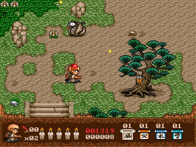Скриншот из игры Little Monk
