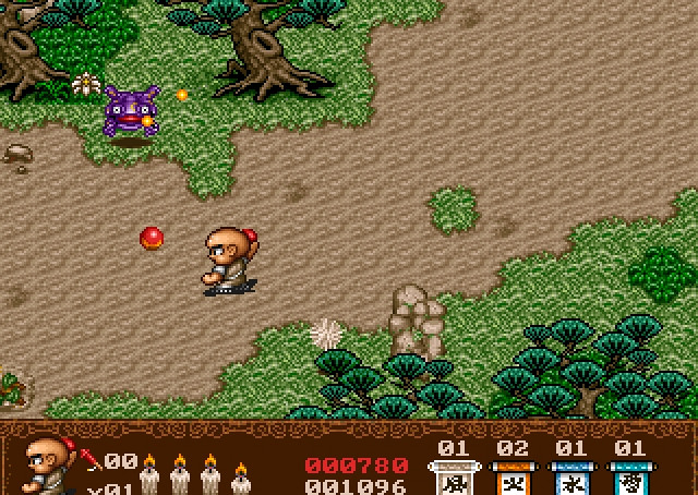 Скриншот из игры Little Monk