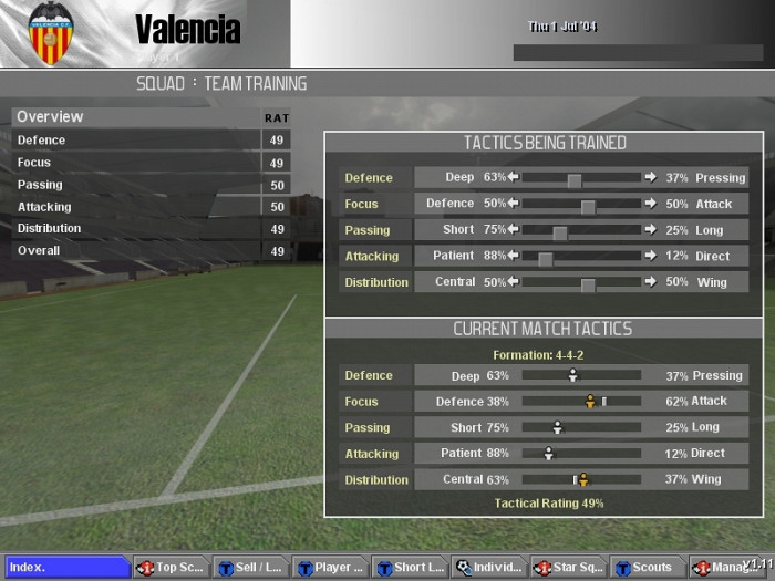 Скриншот из игры LMA Professional Manager 2005