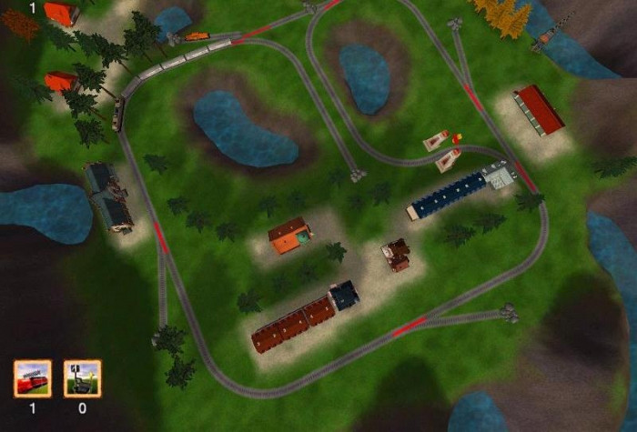 Скриншот из игры Loco-Commotion