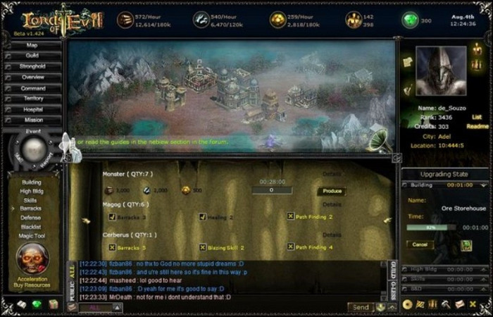 Скриншот из игры Lords of Evil