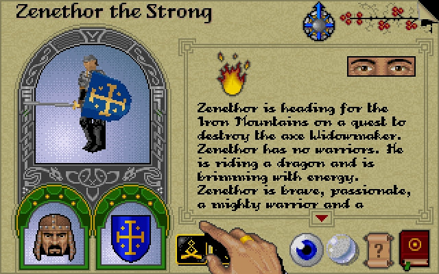 Скриншот из игры Lords of Midnight 3: The Citadel