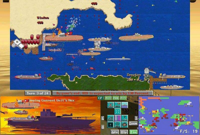 Скриншот из игры Lost Admiral Returns