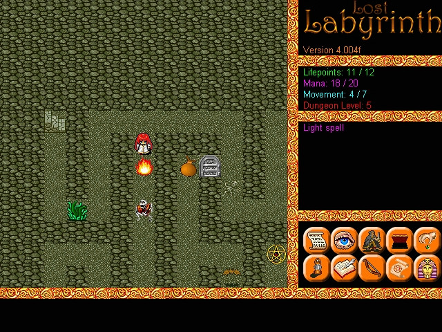 Скриншот из игры Lost Labyrinth