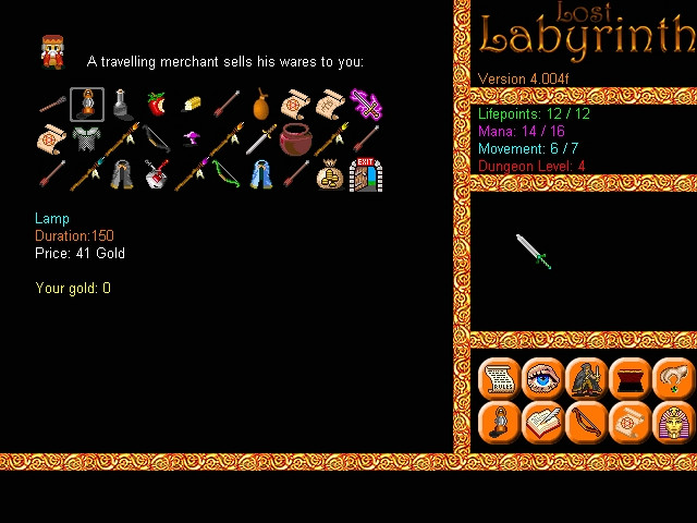 Скриншот из игры Lost Labyrinth