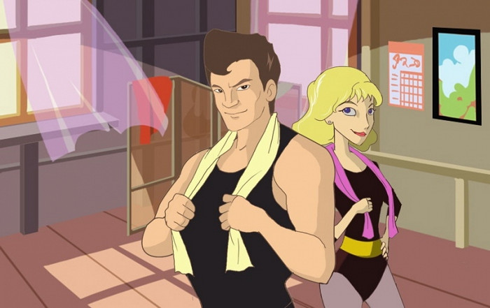 Скриншот из игры Dirty Dancing: The Videogame