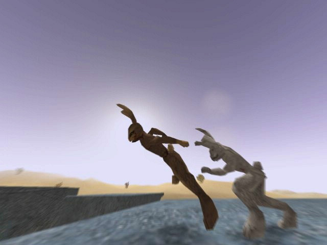 Скриншот из игры Lugaru: The Rabbit's Foot
