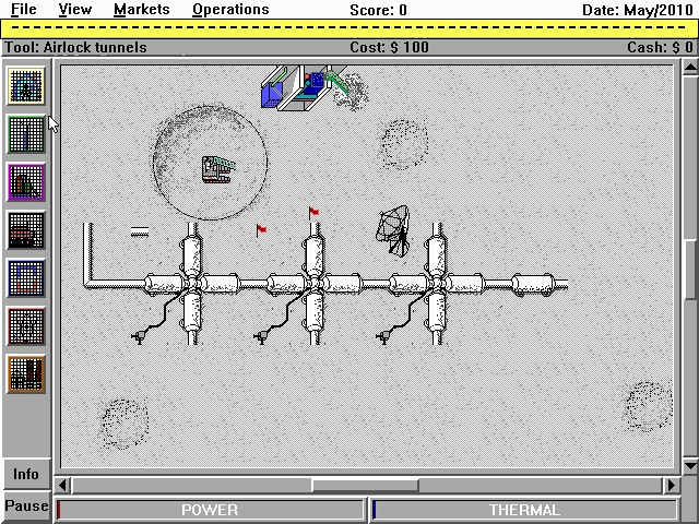 Скриншот из игры Lunar Commander 2