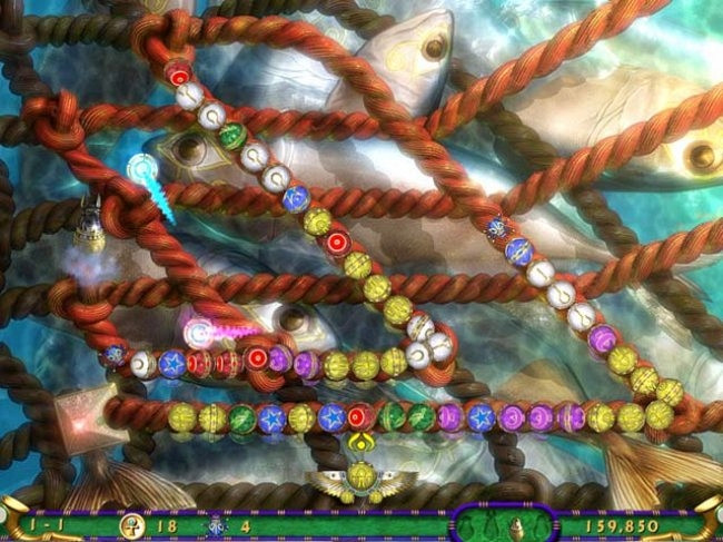 Скриншот из игры Luxor 3