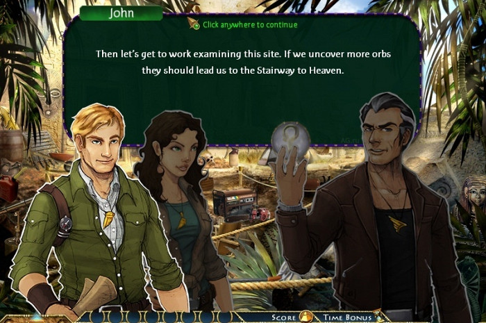 Скриншот из игры Luxor Adventures