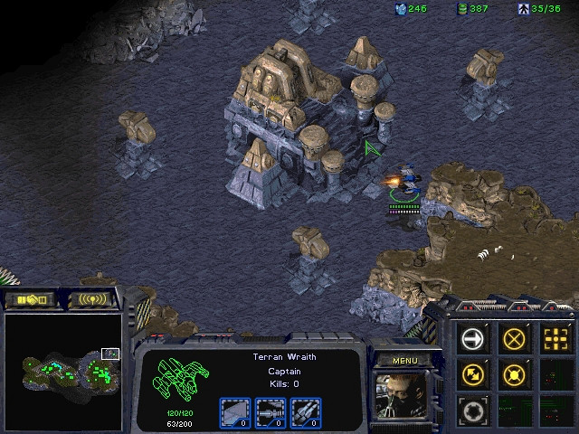 Скриншот из игры StarCraft: Brood War