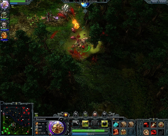 Скриншот из игры Heroes of Newerth