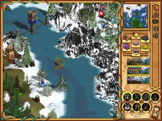 Скриншот из игры Heroes of Might and Magic 4
