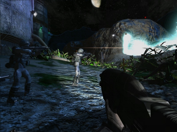 Скриншот из игры Starship Troopers