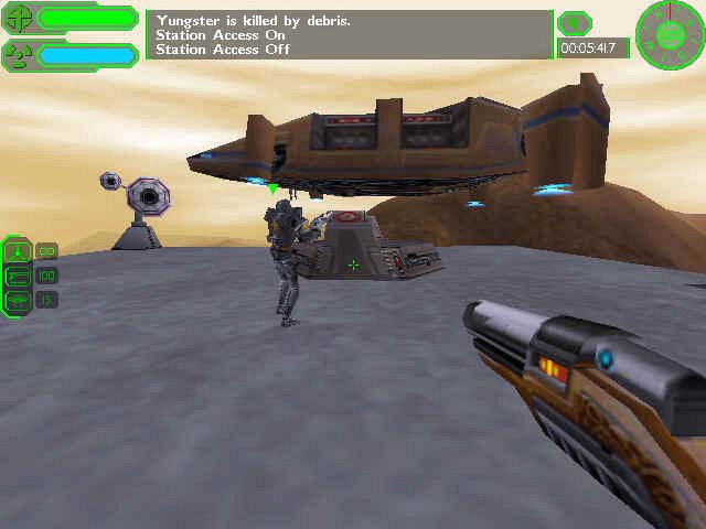 Скриншот из игры Starsiege: Tribes