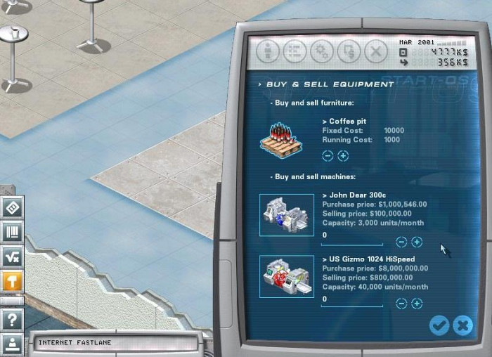 Скриншот из игры Start-Up