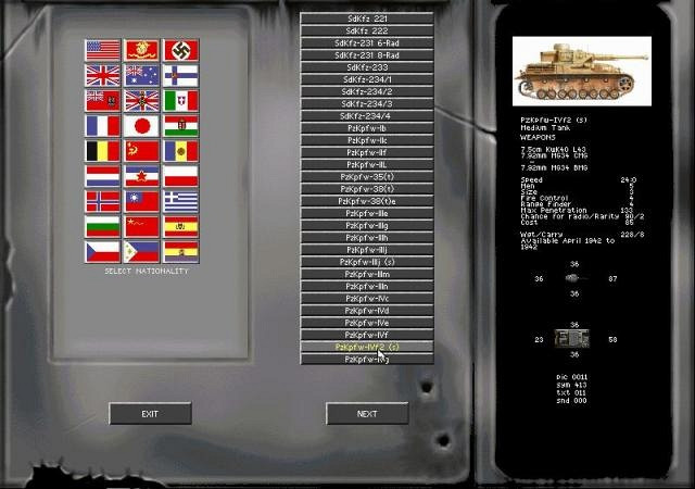 Скриншот из игры Steel Panthers: World at War Lost Victories!