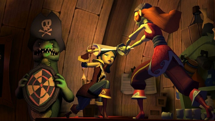 Скриншот из игры Tales of Monkey Island: Chapter 4 - The Trial and Execution of Guybrush Threepwood
