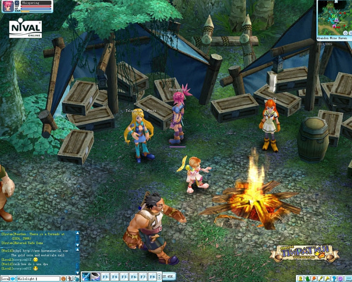 Скриншот из игры Tales of Pirates