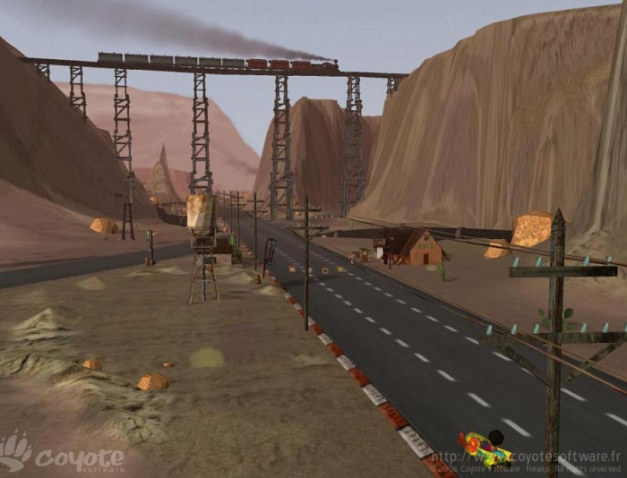 Скриншот из игры Freaks! Slammin Traffic