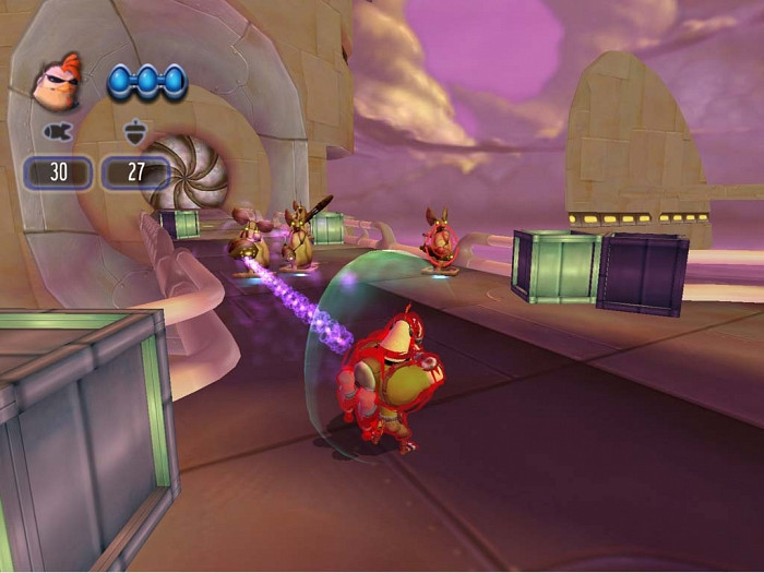 Скриншот из игры Disney's Chicken Little