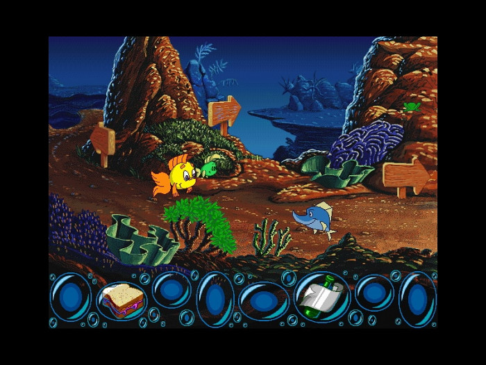 Скриншот из игры Freddi Fish: The Case of the Missing Kelp Seeds
