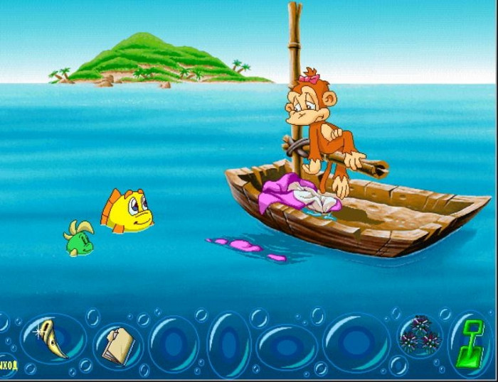Скриншот из игры Freddi Fish 3: The Case of the Stolen Conch Shell