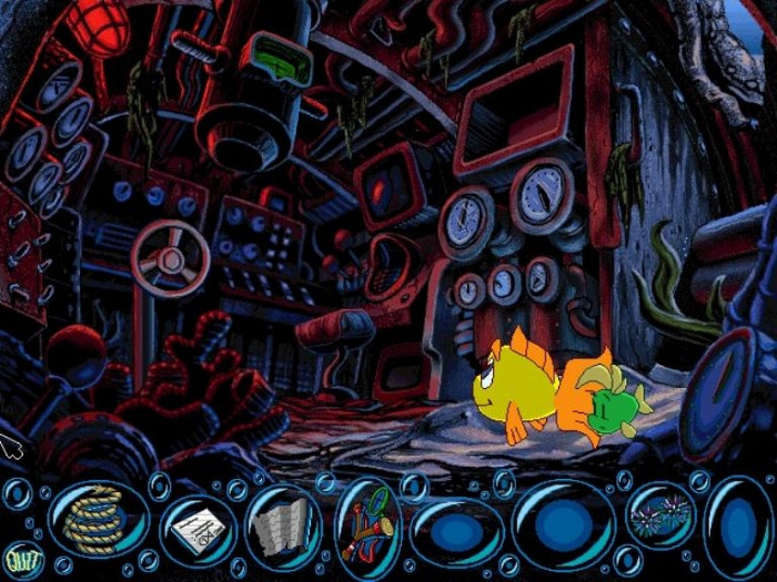 Скриншот из игры Freddi Fish 2: The Case of the Haunted Schoolhouse