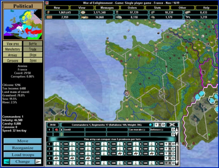 Скриншот из игры War of Enlightenment