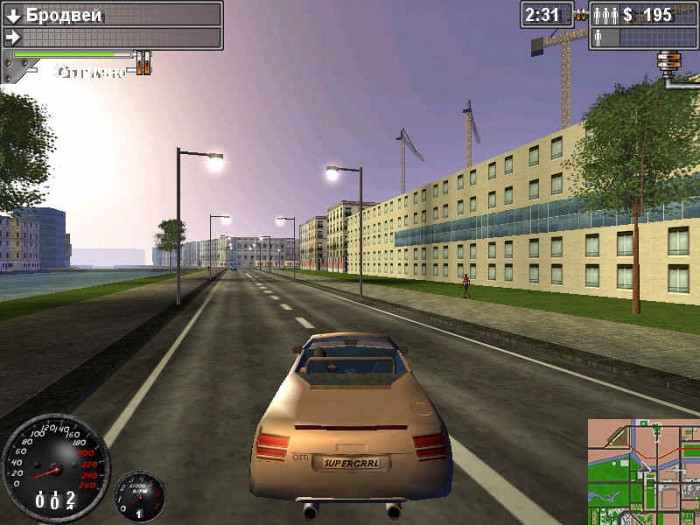 Скриншот из игры Taxi Racer