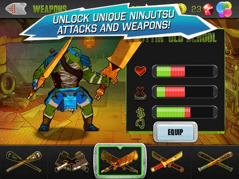 Скриншот из игры Teenage Mutant Ninja Turtles