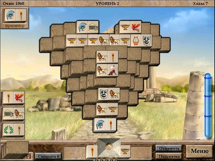 Скриншот из игры Stone-Jong