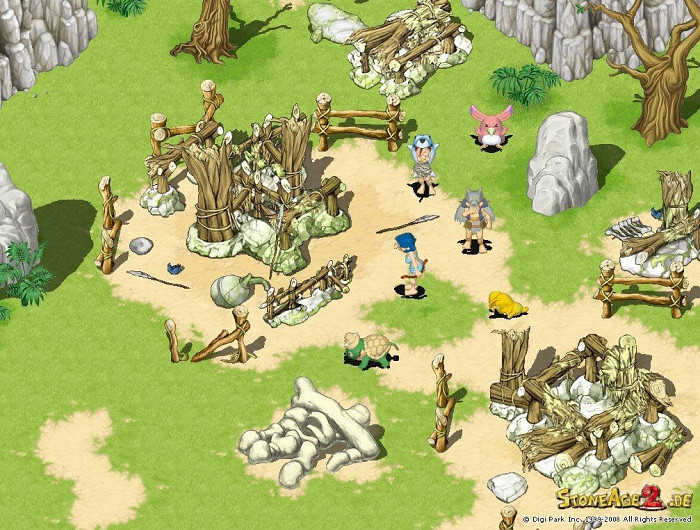 Скриншот из игры StoneAge 2