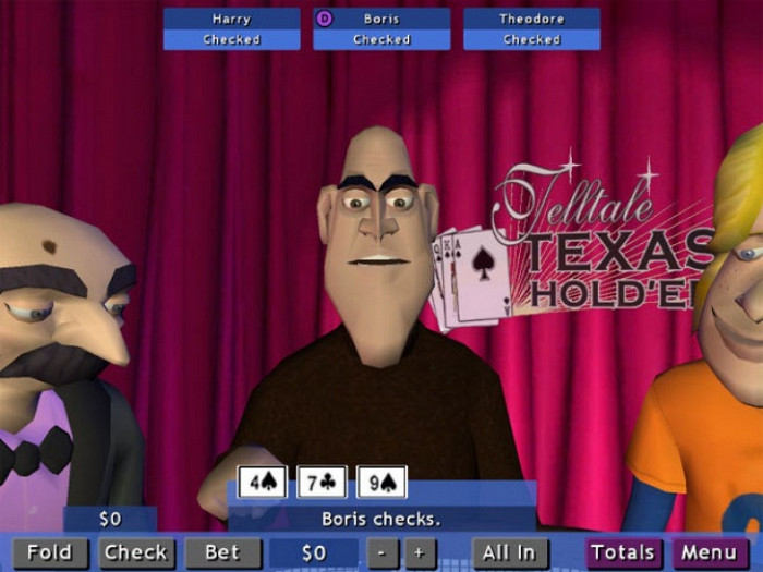 Скриншот из игры Telltale Texas Hold 'Em