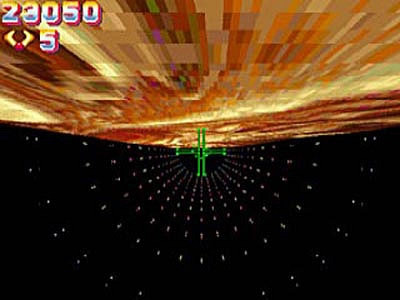 Скриншот из игры Tempest 2000
