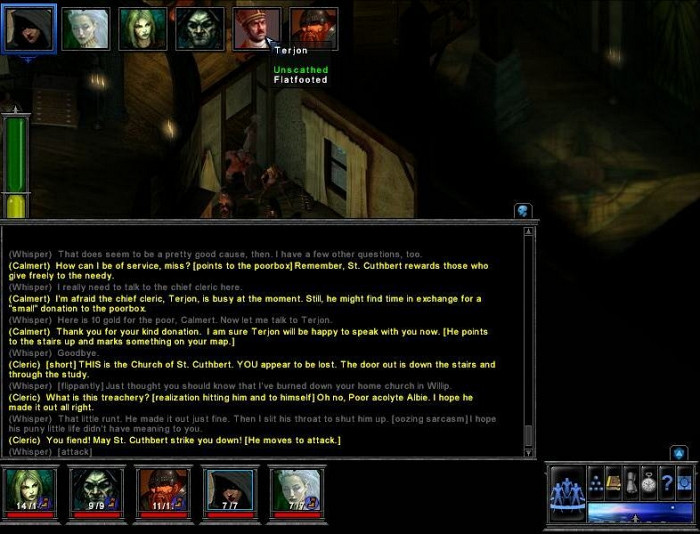 Скриншот из игры Temple of Elemental Evil: A Classic Greyhawk Adventure, The