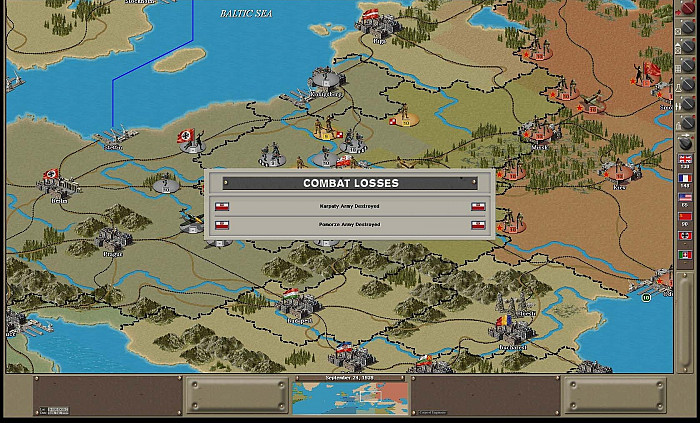 Скриншот из игры Strategic Command 2: Weapons and Warfare