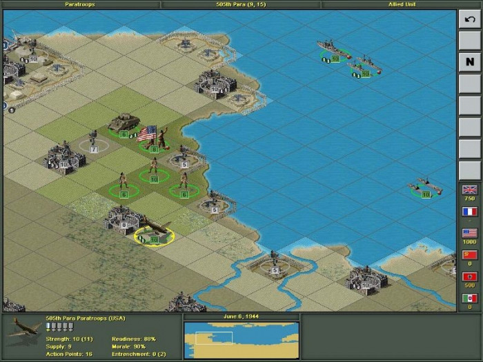 Скриншот из игры Strategic Command 2: Blitzkrieg