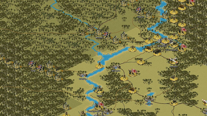 Скриншот из игры Strategic Command: WWII Pacific Theater
