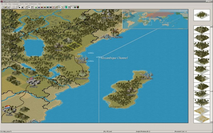Скриншот из игры Strategic Command: WWII Global Conflict