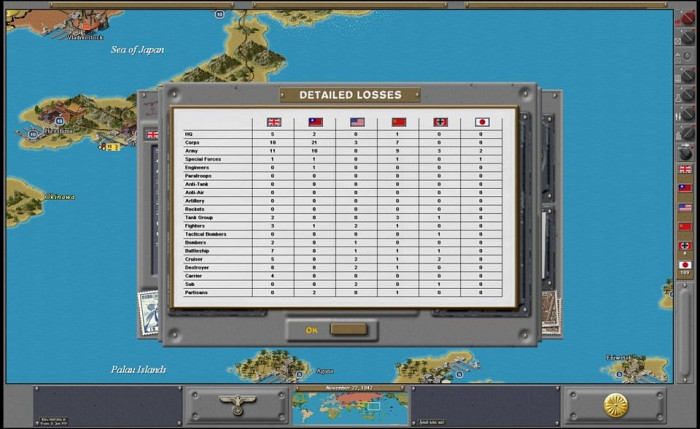 Скриншот из игры Strategic Command: WWII Global Conflict