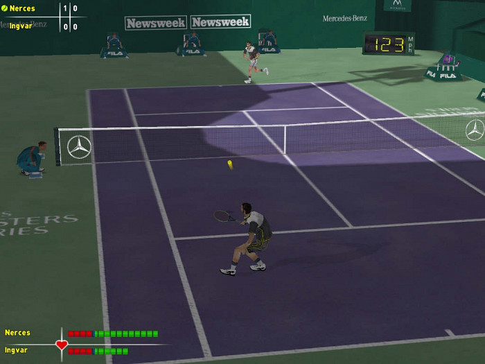 Скриншот из игры Tennis Masters Series