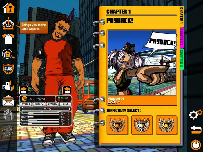 Скриншот из игры FreeJack