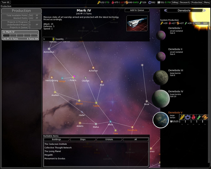 Скриншот из игры FreeOrion