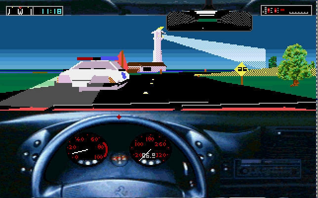 Скриншот из игры Test Drive 3: The Passion